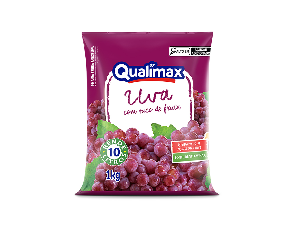 REFRESCO UVA QUALIMAX 1 KG (CX 10 PCT)